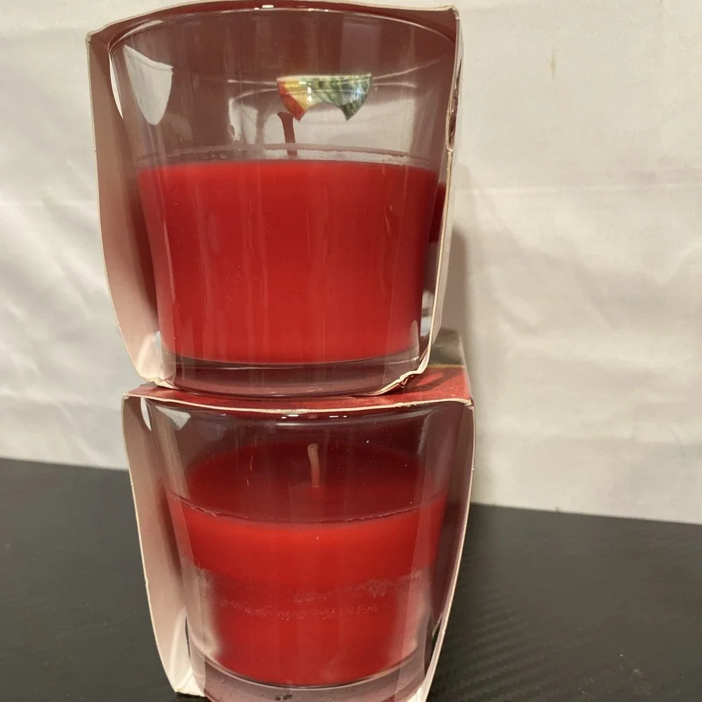 2 -2pk‎ True Living Apple Cinnamon Scented Candles